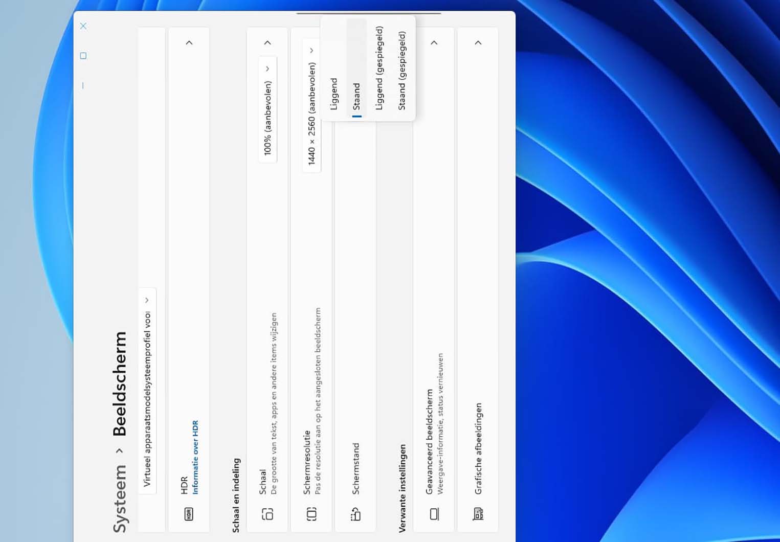 Hoe draai je het scherm van je laptop of desktopcomputer?